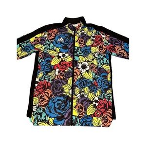 Adidas Club De Foot Montreal Mens small Tiro Track Jacket Floral